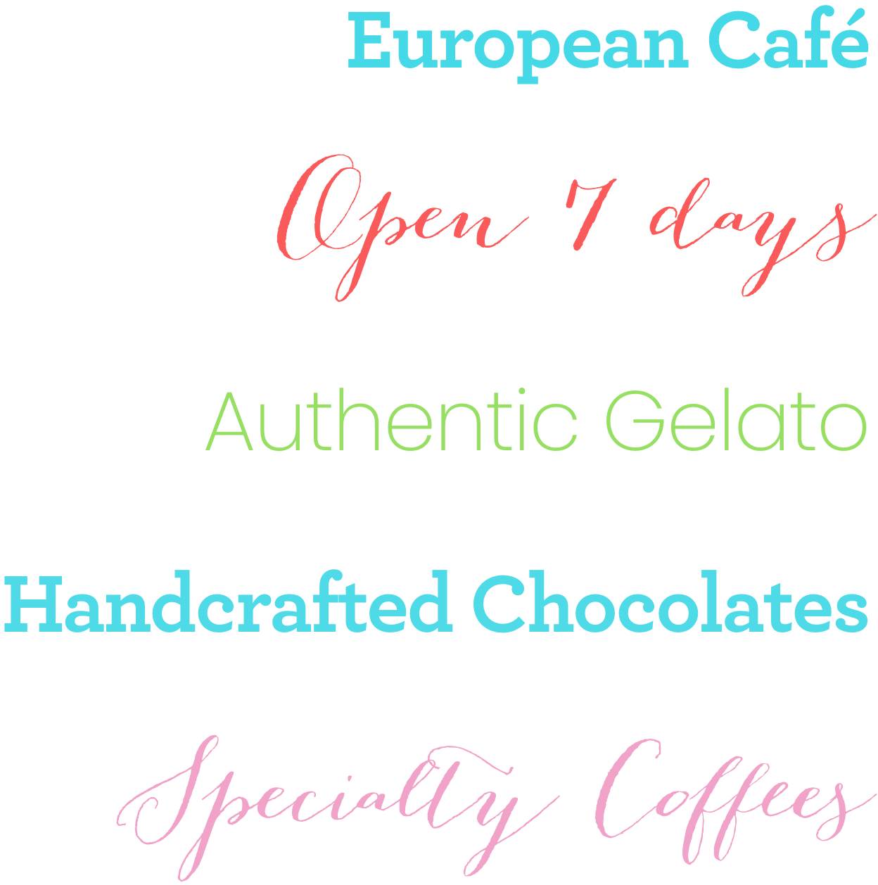 affogato specialities